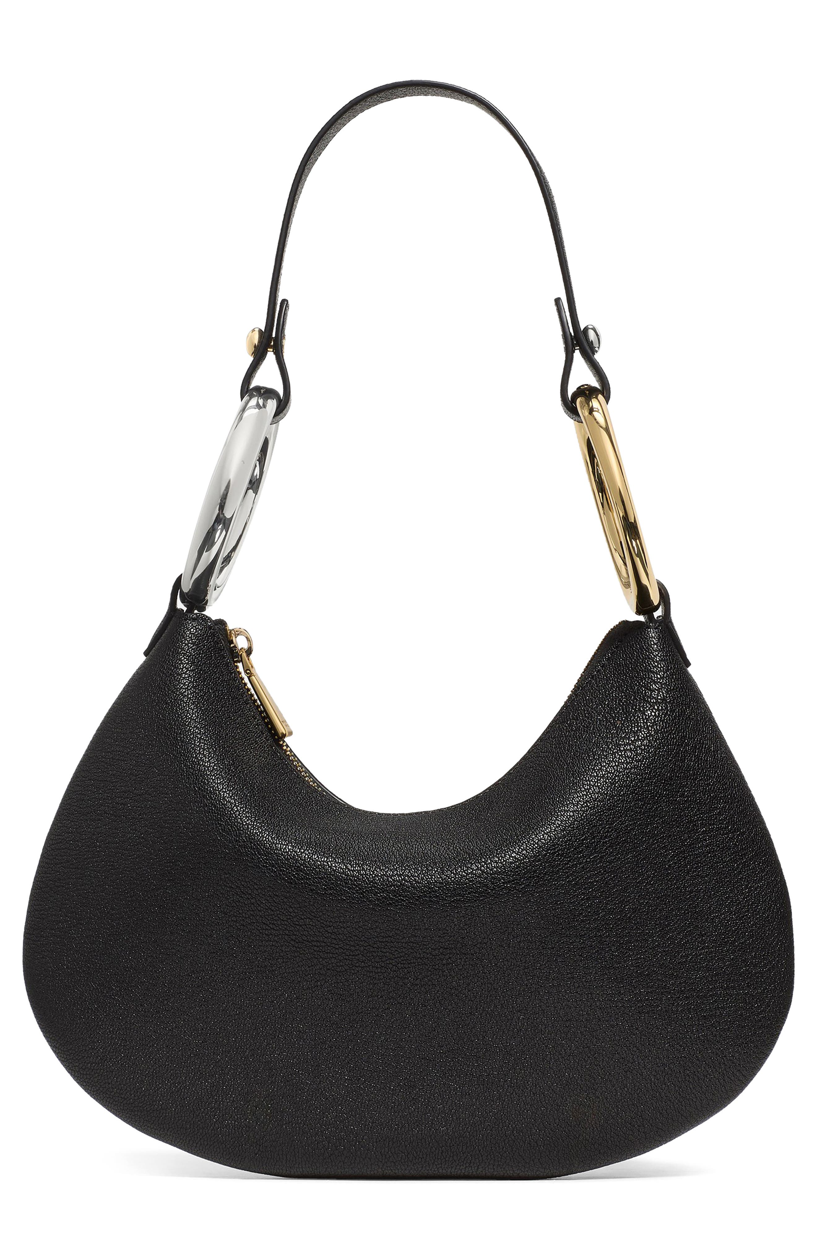 Kate Spade New York the bangle pebbled leather shoulder bag, Alternate, color, 