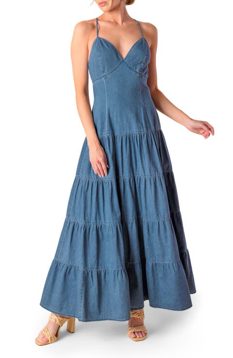 Chambray Maxi Dress