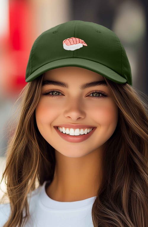 DALIX DALIX SHRIMP SUSHI EMBROIDERED DAD CAP 