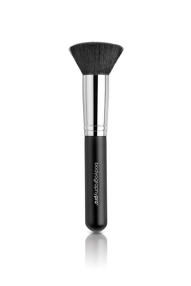 Synthetic Makeup Brush Buffing Brush, Main, color, Black