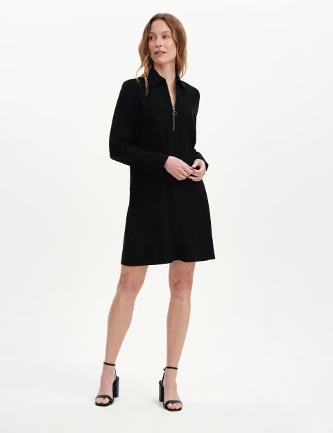 Enriko Zip Front Short Dress