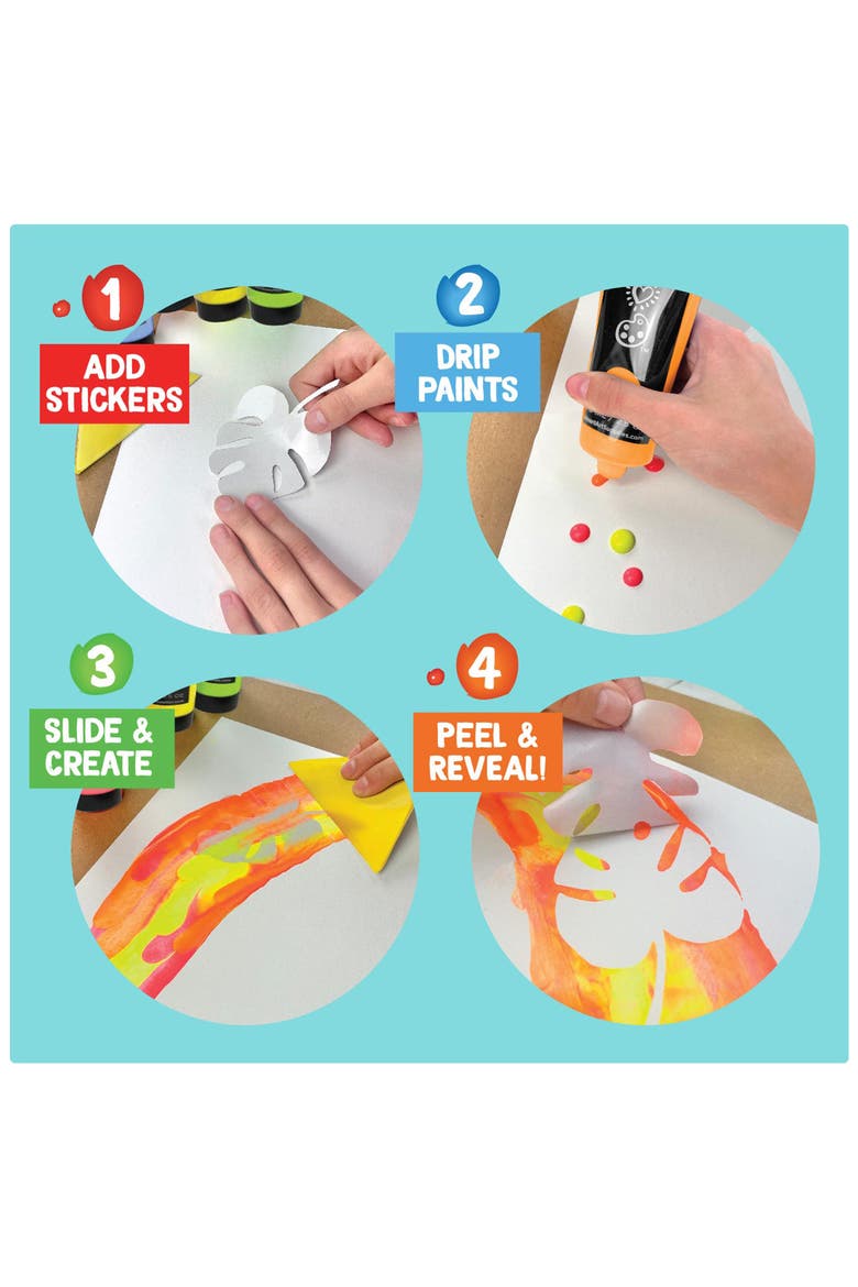 Squeegee Art Kit, Alternate, color, MULTI