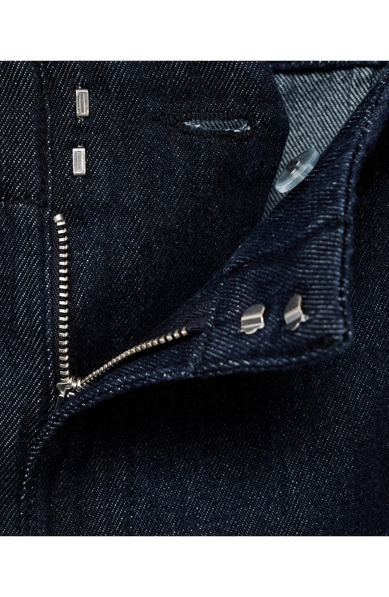 MANGO High Waist Wide Leg Denim Pants, Alternate, color, Open Blue