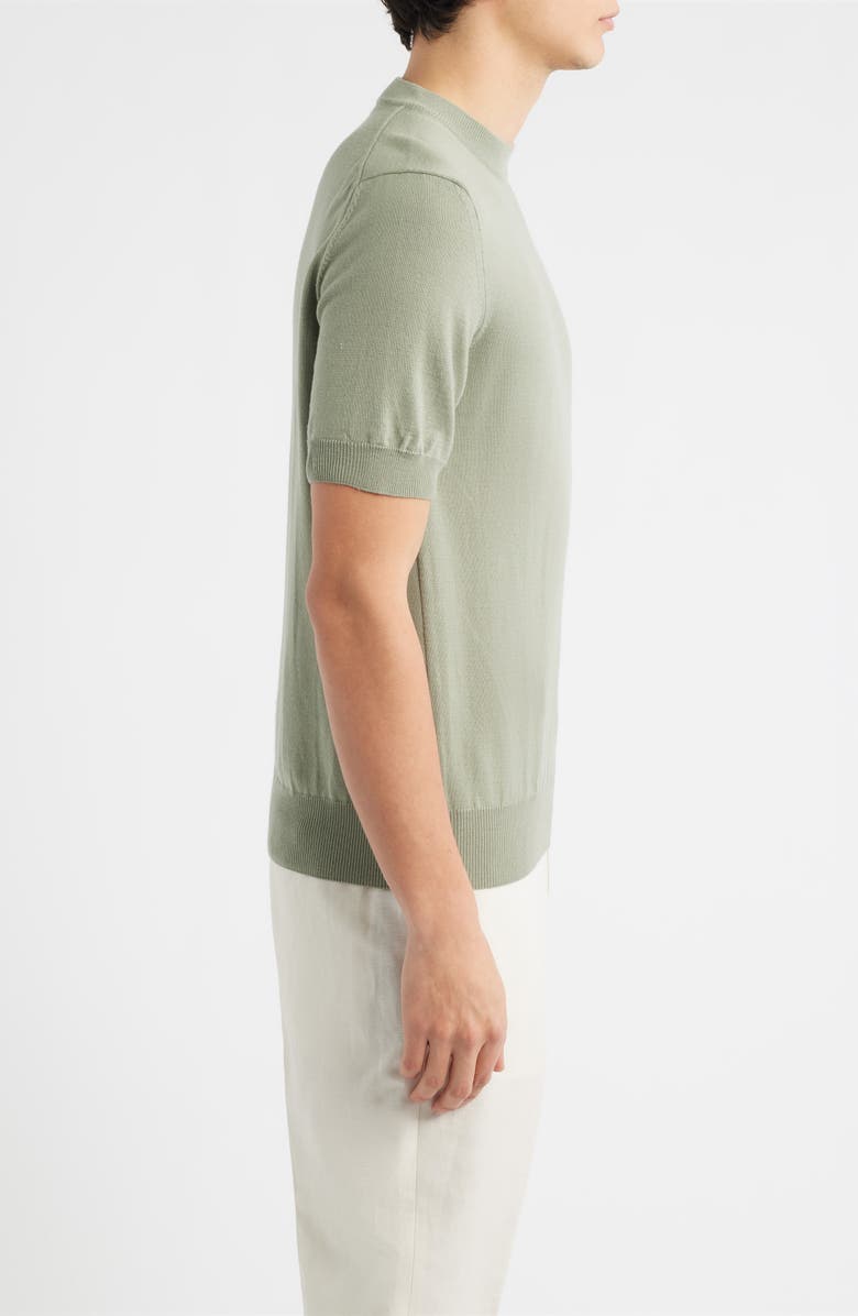 Aurélien Cashwool<sup>®</sup> Short Sleeve Crewneck Sweater, Alternate, color, Pistache