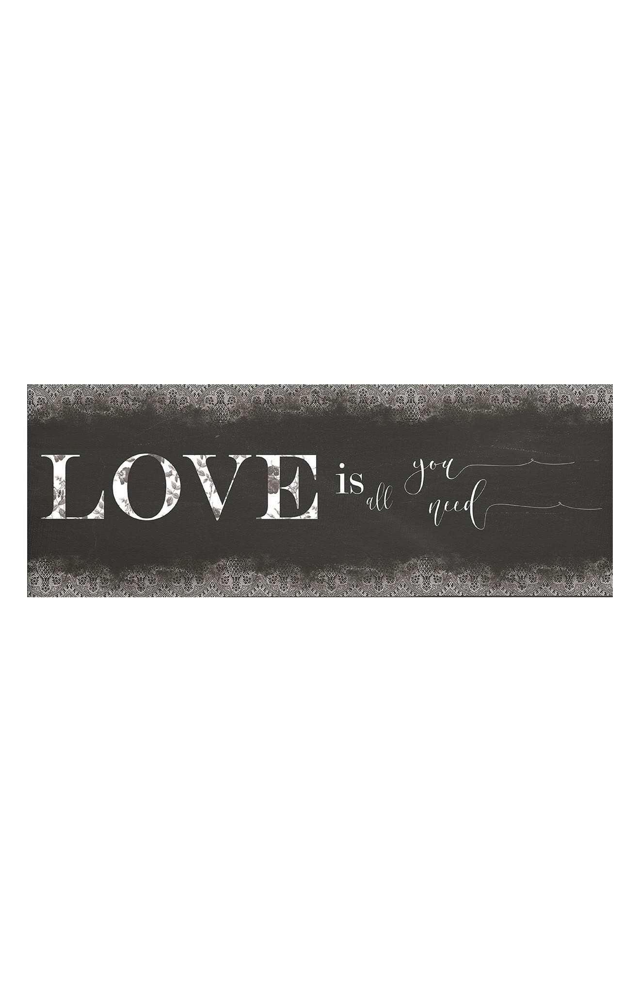 J AND V TEXTILES Antifatigue Love Kitchen Mat