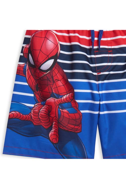 Marvel Spider-man Upf 50+ Swim Trunks In Multi