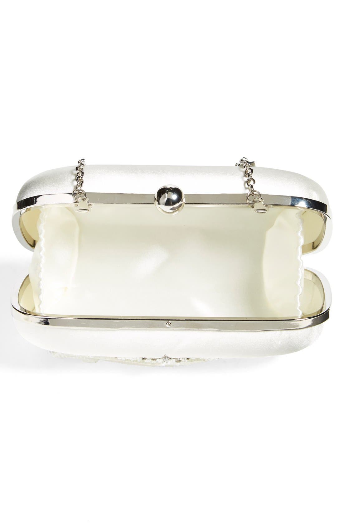'Narke' Bridal Minaudiere, Alternate, color, IVORY
