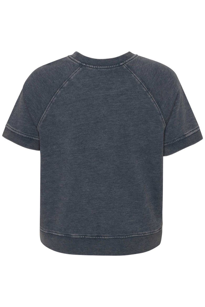 Girls Juniors Heather Charcoal Philadelphia Eagles Cheer Squad Raglan T-Shirt, Alternate, color, Heather Charcoal
