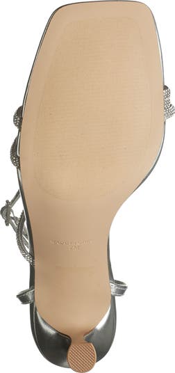 【Steve Madden】Meggie クリスタル アンクルストラップサンダル Steve Madden Meggie Crystal Ankle Strap Sandal (Women