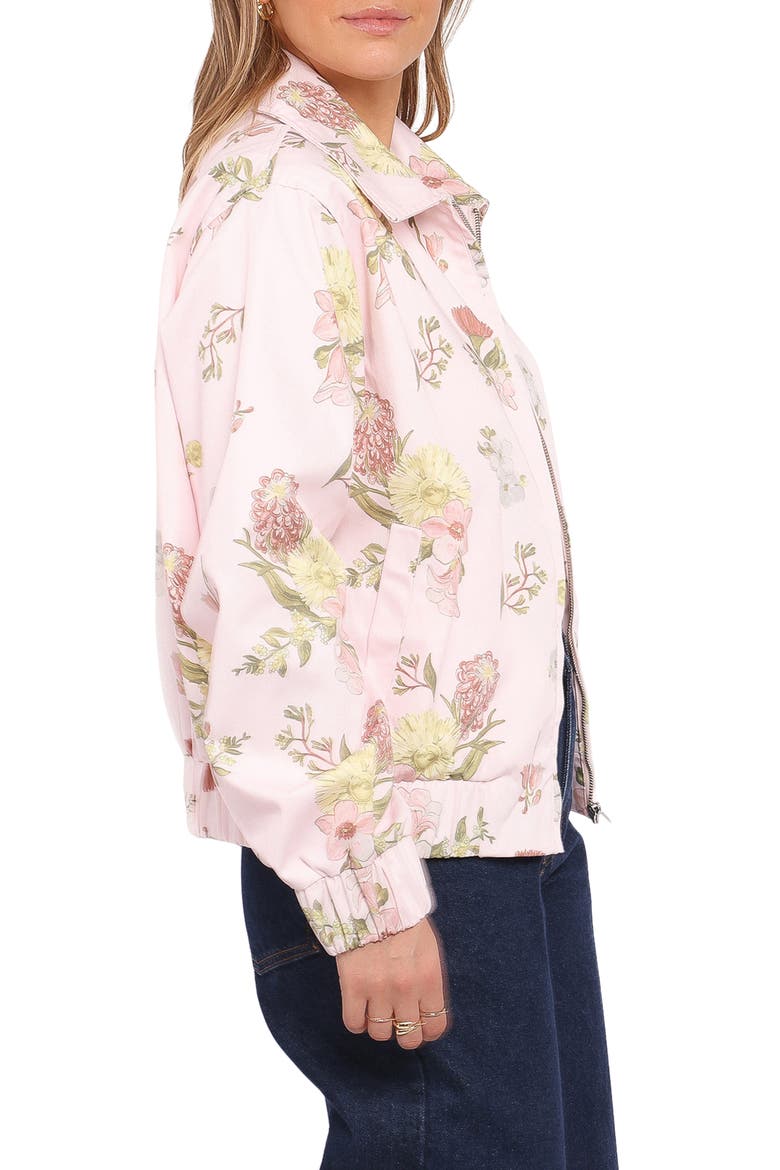 Calvin Floral Twill Jacket, Alternate, color, PALE PINK FLORAL