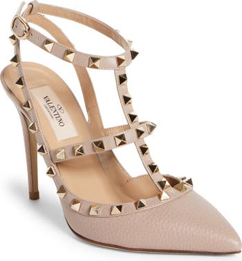 【VALENTINO】ANKLE STRAP ROCKSTUD PUMPS Valentino Garavani Rockstud Ankle Strap Pump (Women) | Nordstrom