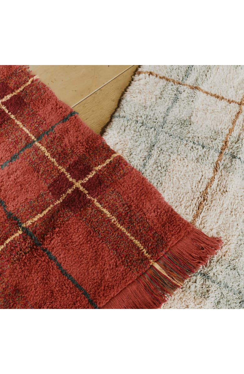 Lorena Canals Washable Rug Tartan, Alternate, color, Blue Sage