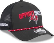 New Era Men's New Era Black Tampa Bay Buccaneers 2025 Inspire Change 9FORTY M-Crown Adjustable Hat