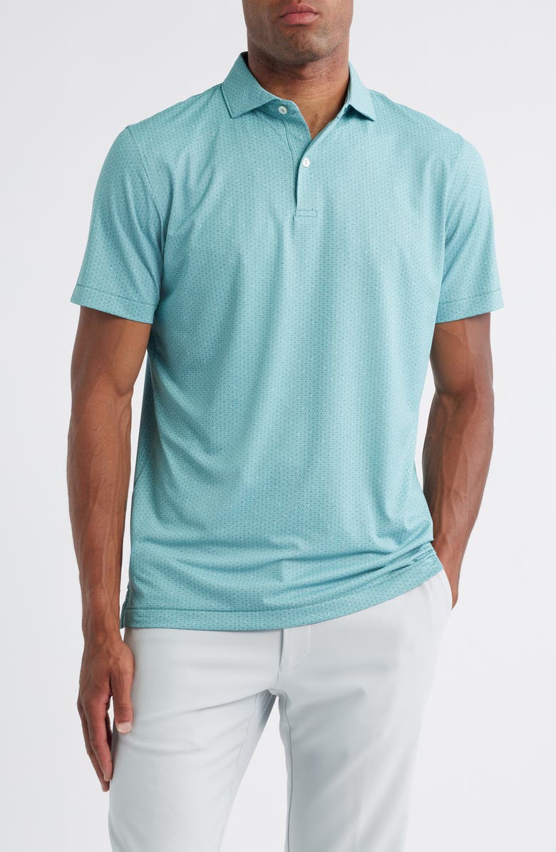 Peter Millar Crown Crafted Performance Jersey Polo, Main, color, Sherwood