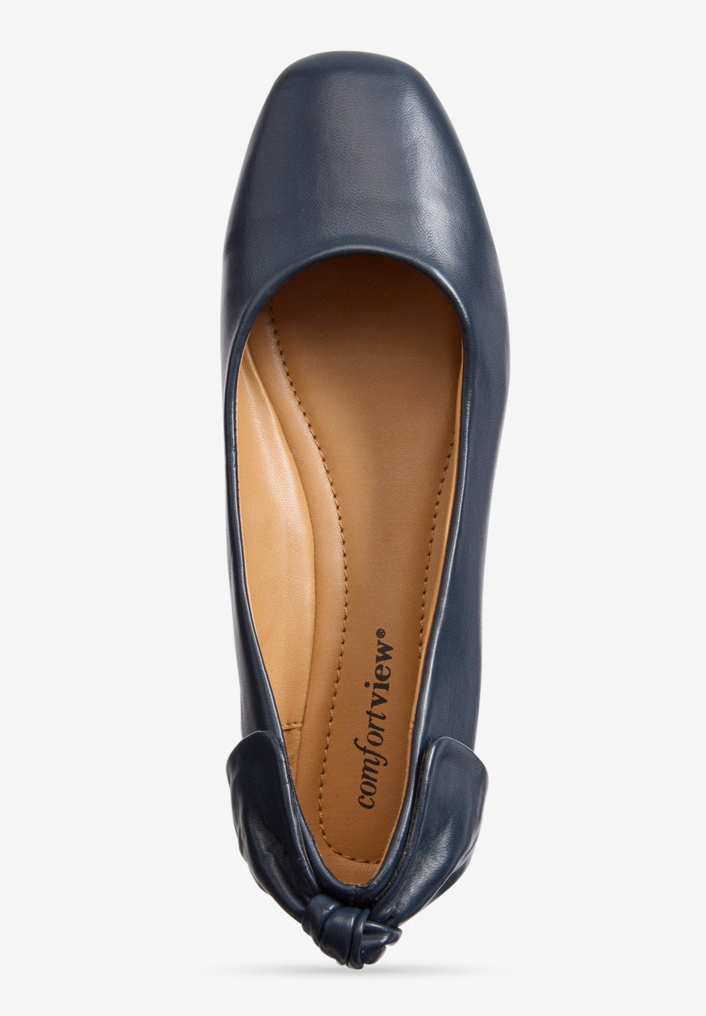 The Delia Slip On Flat, Alternate, color, NAVY