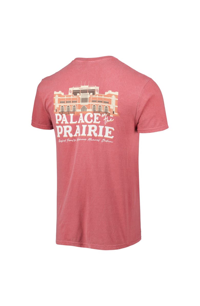 IMAGE ONE Men's Crimson Oklahoma Sooners Hyperlocal T-Shirt, Alternate, color, Crimson