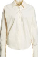 OSSOU Ridge Crinkled Cotton Poplin Button-Up Shirt