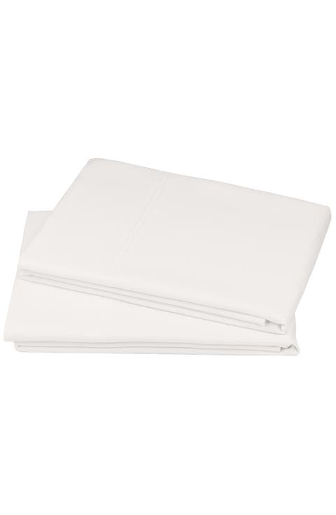 Set of 2 Pillowcases - Hotel Luxe 800 Thread Count 100% Cotton Sateen