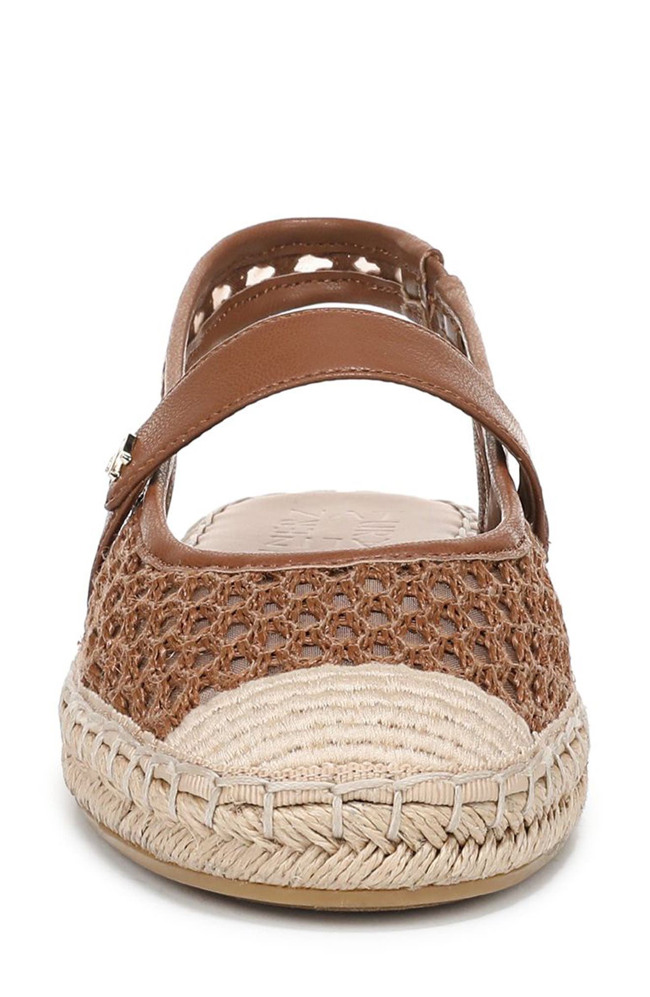 Naturalizer Jolie Slingback Espadrille Flat, Alternate, color, Walnut Wake