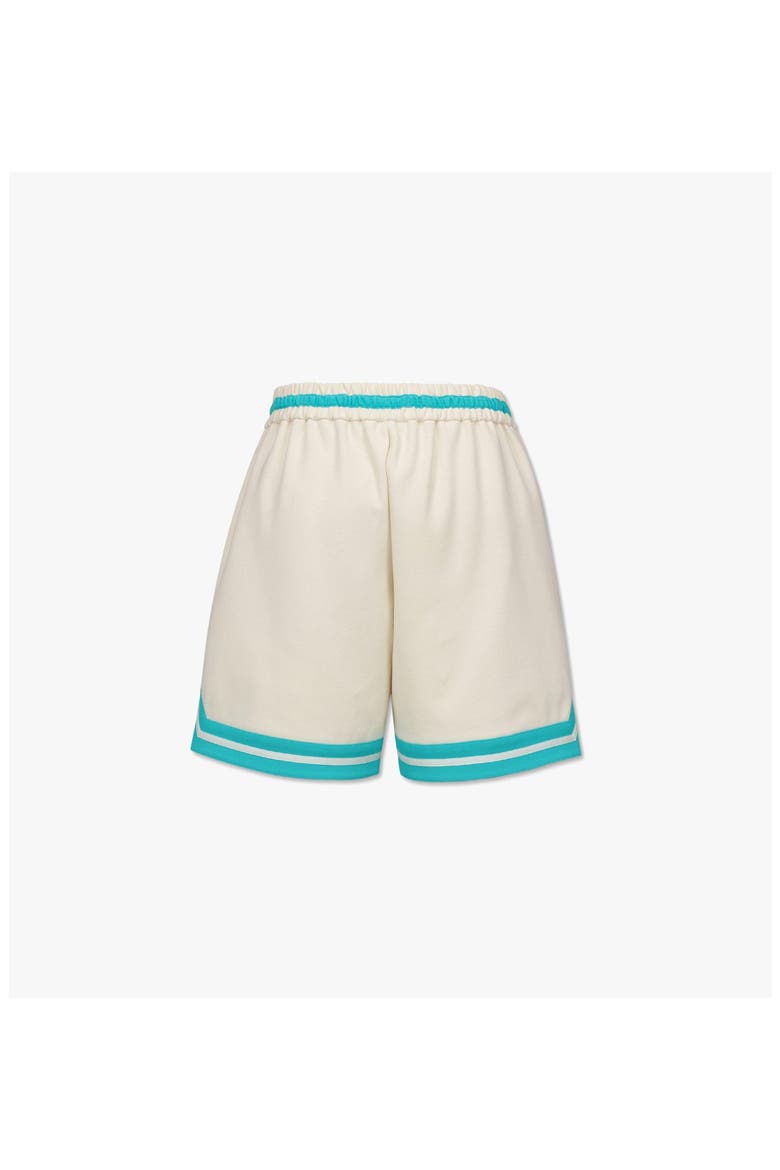 x We The Best Ponte Shorts, Alternate, color, Off White
