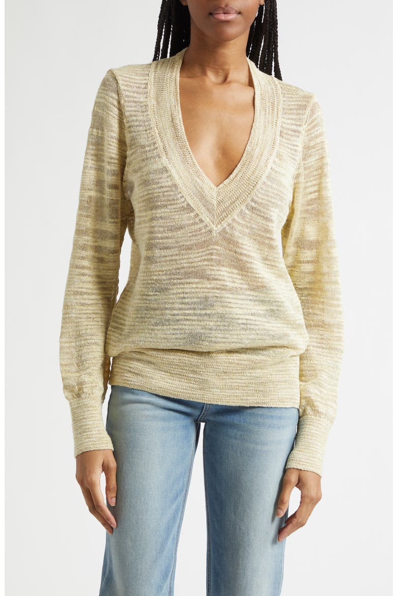 Coleta Metallic Sweater, Main, color, LIGHT PISTACHIO