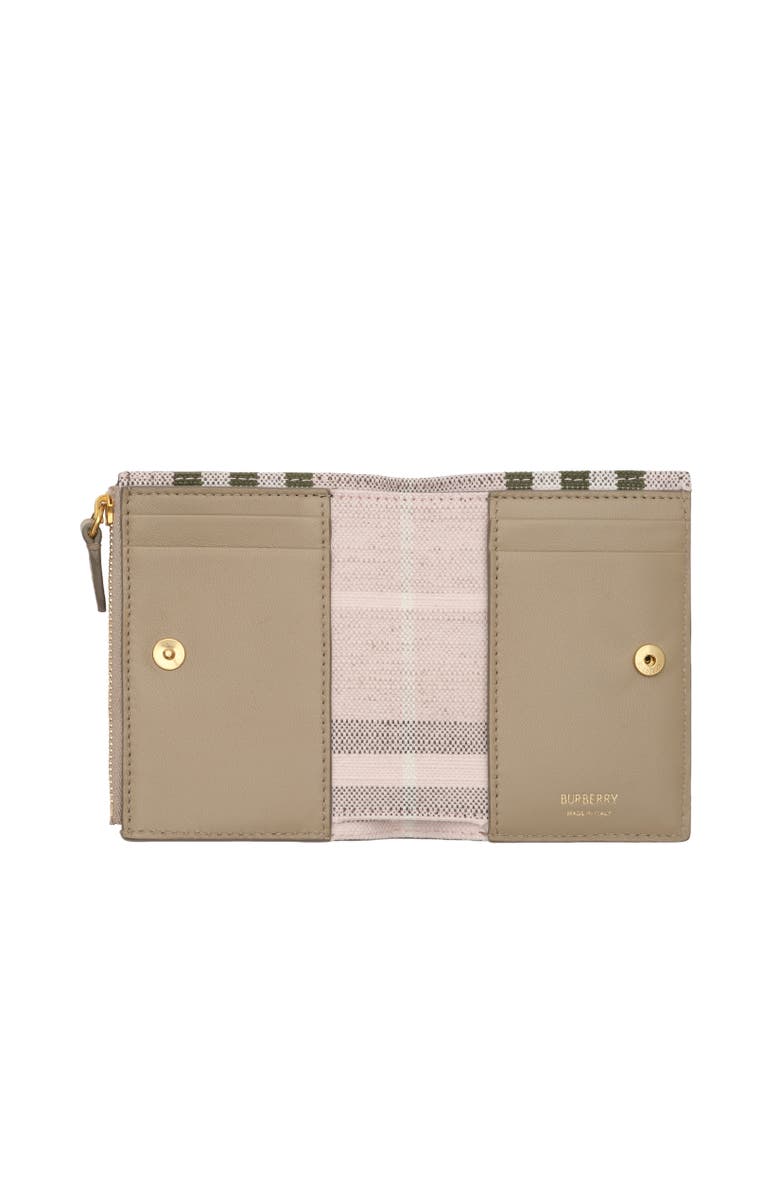 Burberry Bloomsbury Wallet, Alternate, color, Mushroom Beige/Mallow Pink