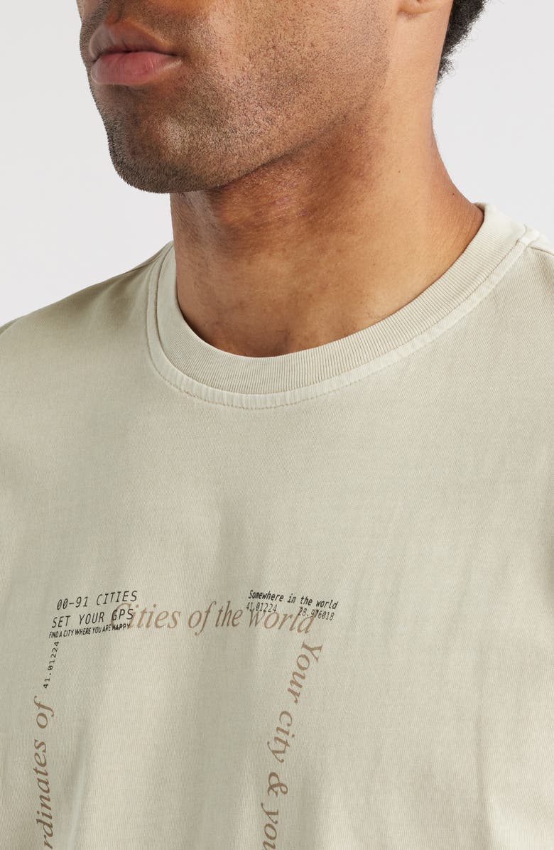 Mavi Jeans Short Sleeve Crewneck T-Shirt, Alternate, color, Pelican