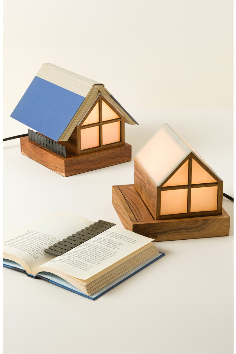 Cozy Cottage Book Stand & Lamp, Alternate, color, Multi