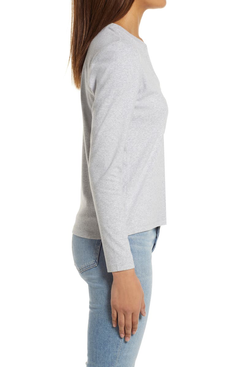 Caslon<sup>®</sup> Split Neck Long Sleeve T-Shirt, Alternate, color,