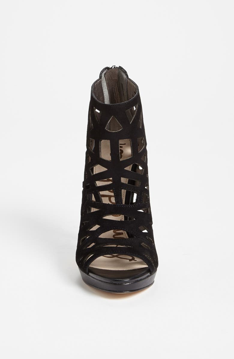 Sam Edelman 'Ellie' Cage Peep Toe Bootie, Alternate, color,