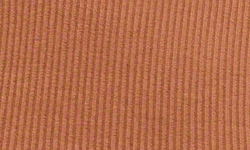 Two Lines By Marcella Seneca Rib Top In Cinnamon Brown