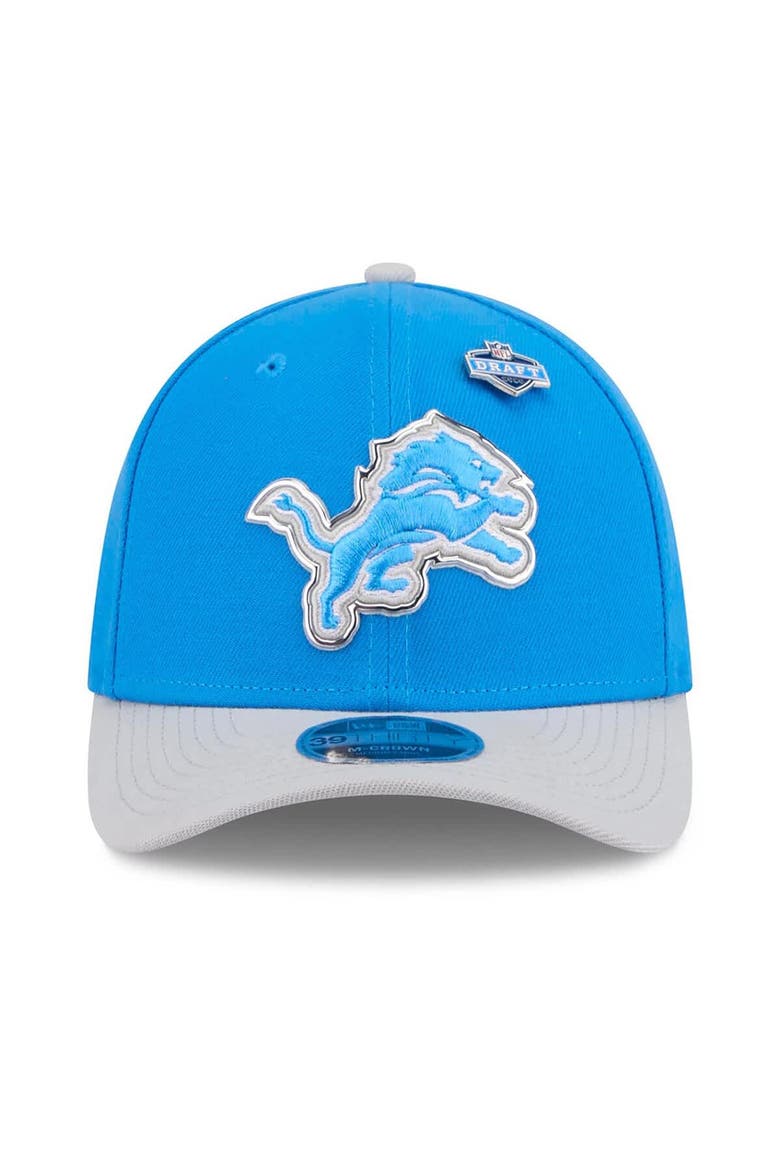 Men's New Era  Blue/Silver Detroit Lions 2026 NFL Draft 39THIRTY M-Crown Flex Hat, Alternate, color, Blue