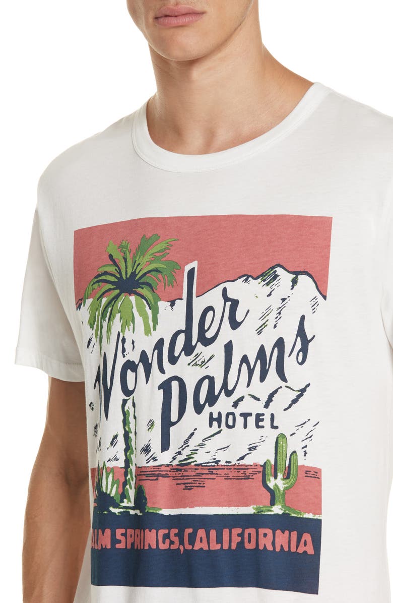 Onia Johnny Wonder Palms T-Shirt, Alternate, color, 