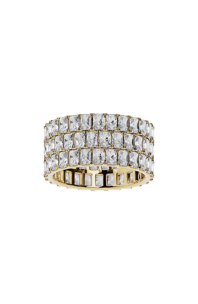 Jennifer Fisher 18K Gold Lab Created Diamond Eternity Ring - 6.29 ctw, Main, color, 18K Yellow Gold
