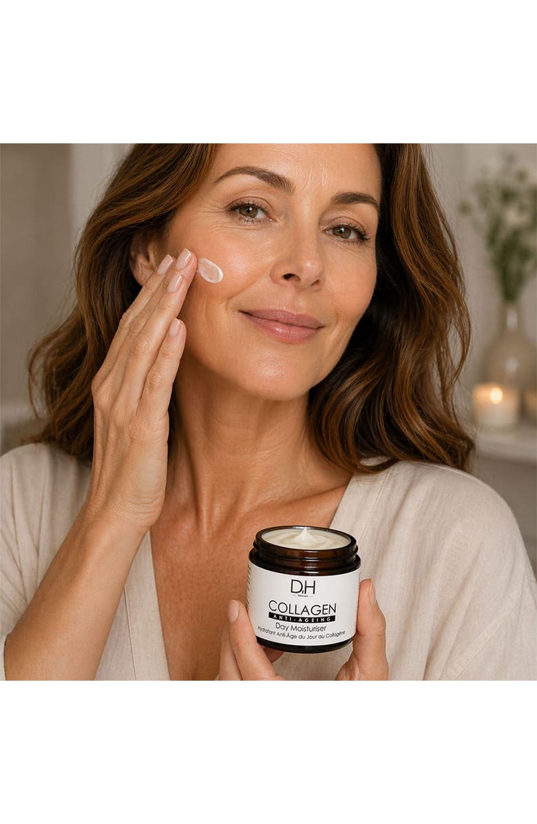 Dr H Collagen Anti-Ageing Day Moisturiser for Youthful & Hydrated Skin 60ml, Alternate, color, White