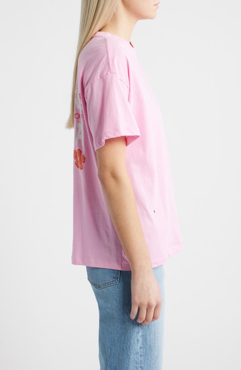 Rip Curl State Relaxed Fit Cotton Graphic T-Shirt, Alternate, color, Soft Pink