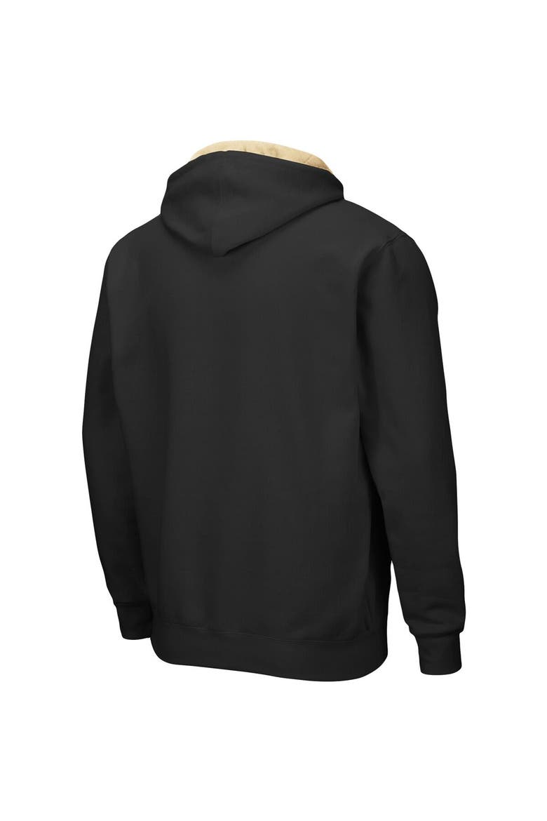Men's Colosseum Black Purdue Boilermakers Big & Tall Full-Zip Hoodie, Alternate, color, Black