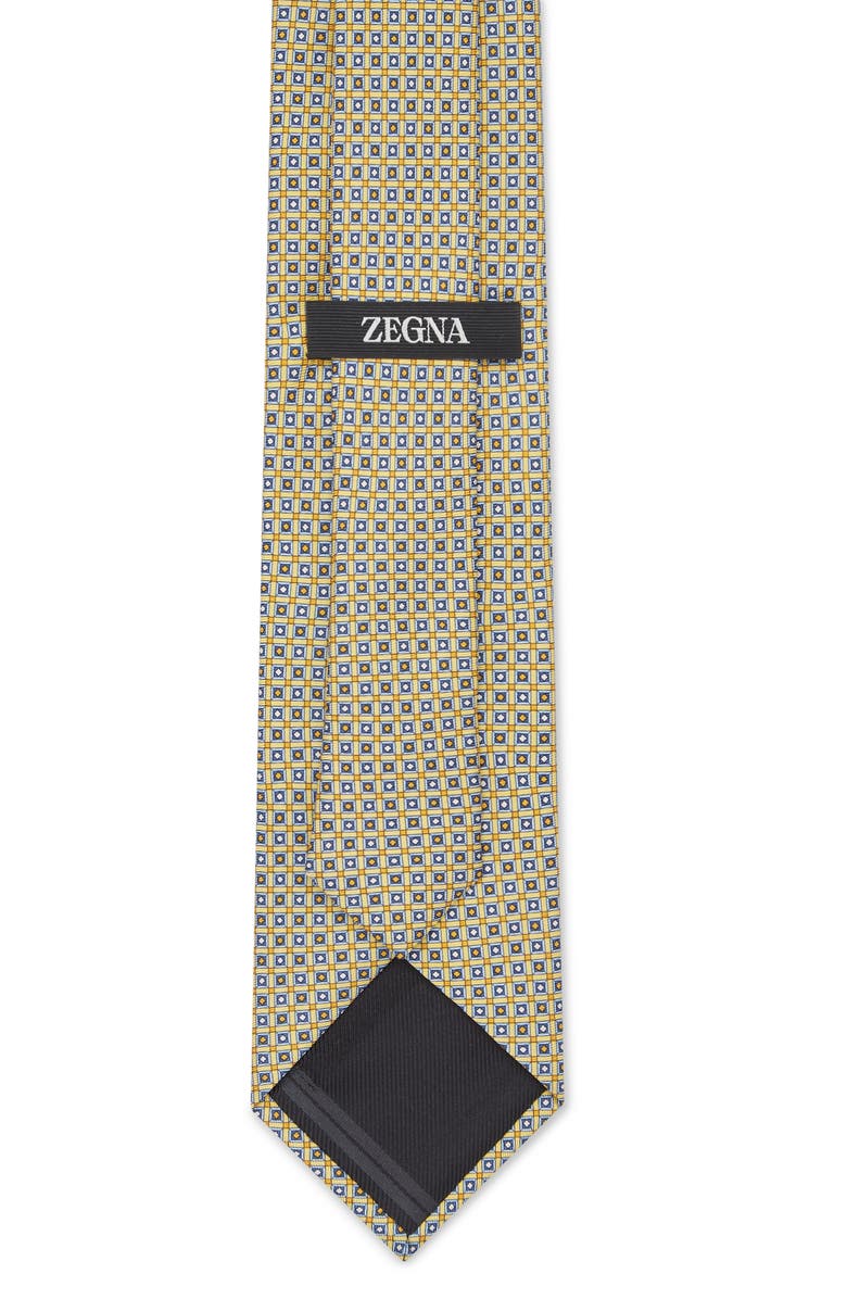 ZEGNA TIES Medallion Silk Tie, Alternate, color,