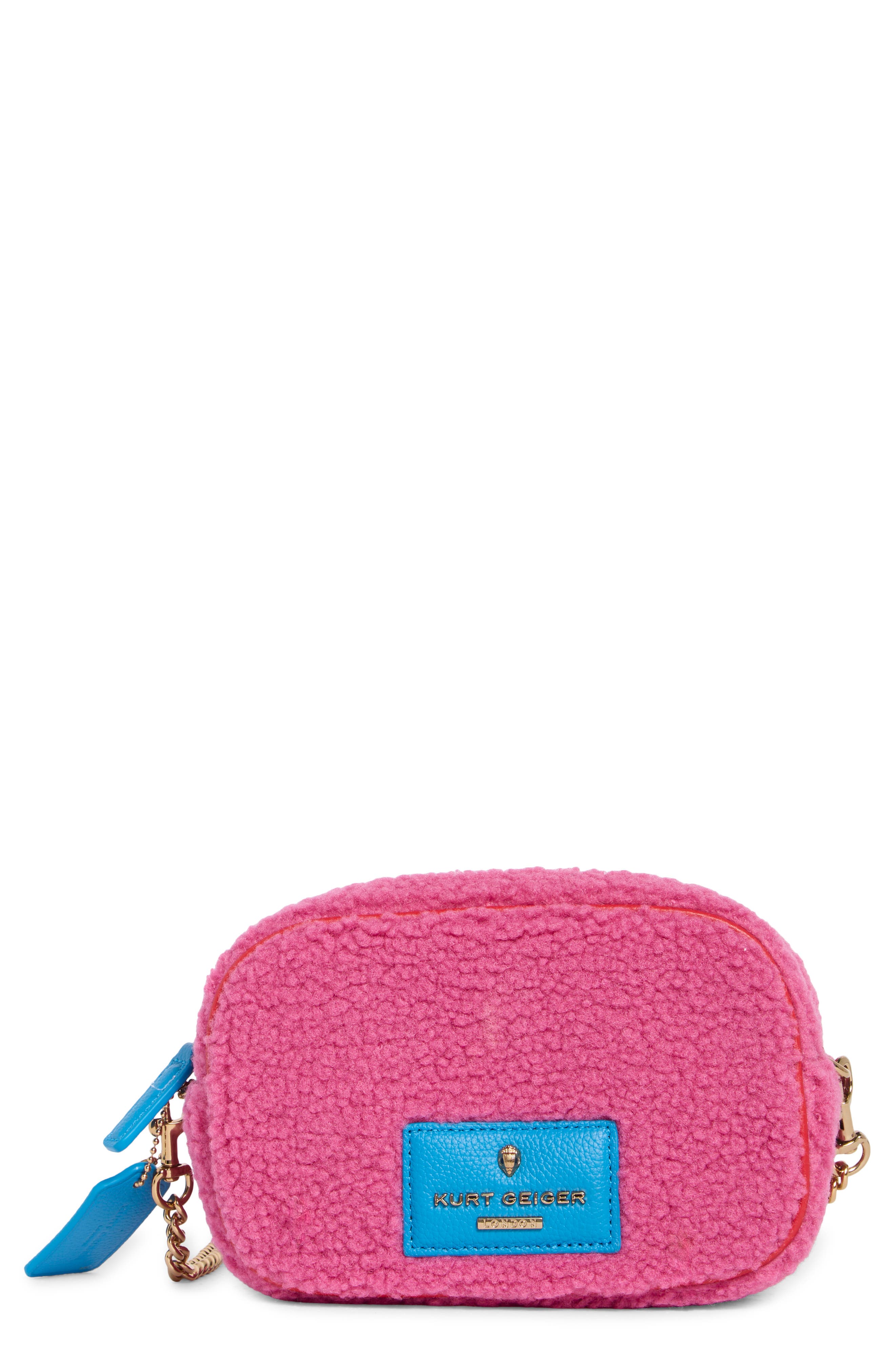 Kurt Geiger London Chiswick High Pile Fleece Camera Bag