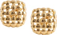 The M Jewelers The Square Weave Clip-On Earrings
