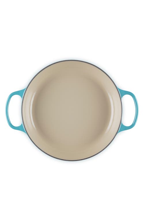 Le Creuset Enameled Cast Iron Signature Round 2.25-qt. Braiser With Glass Lid In Caribbean