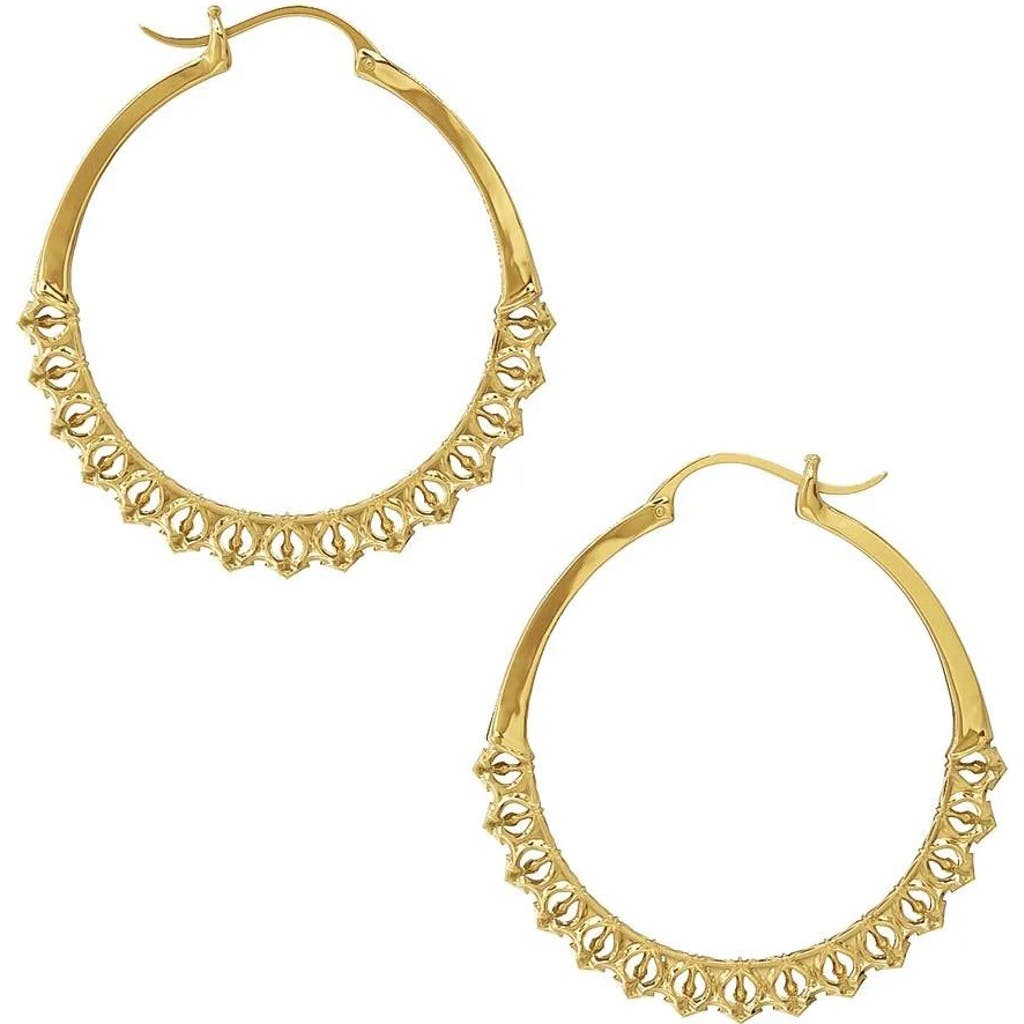 Astor & Orion Calla Hoops In Gold