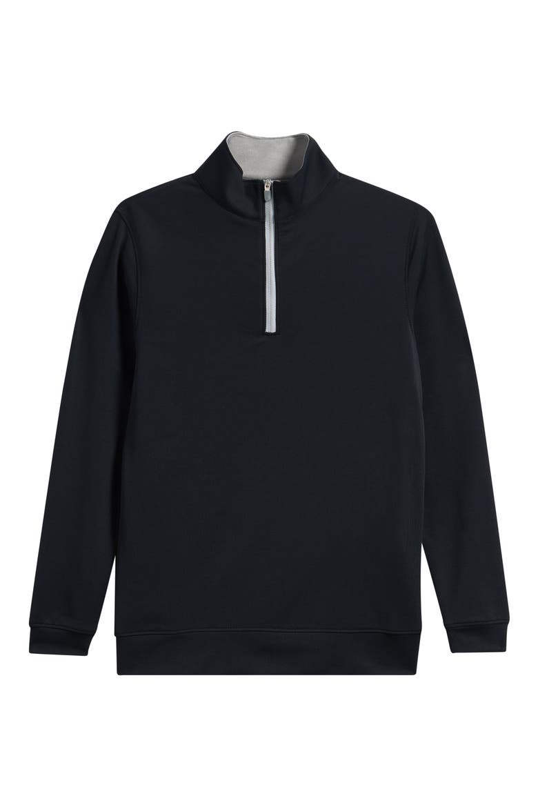 Kids' Perth Performance Quarter Zip Pullover, Main, color, BLACK