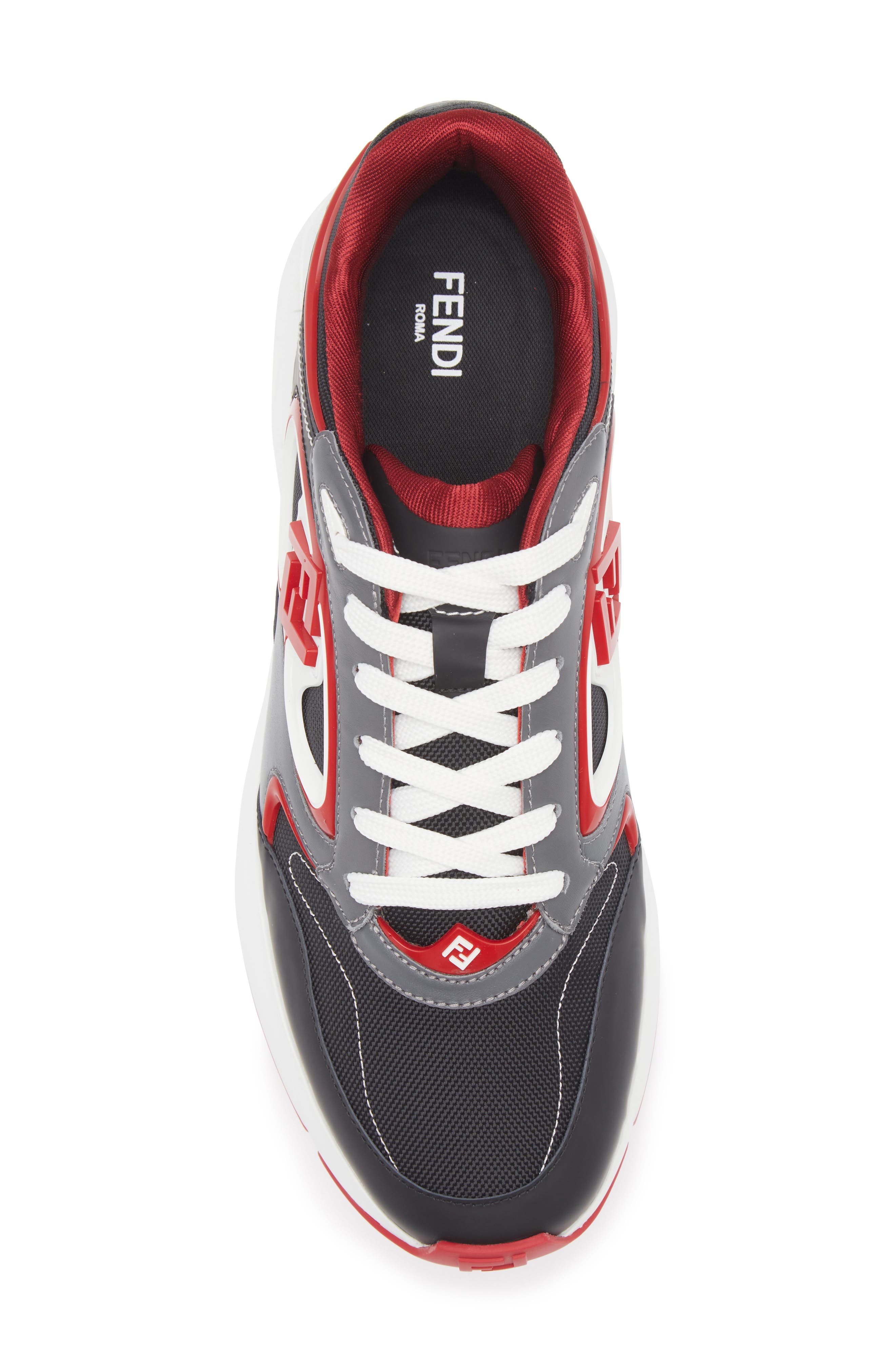 Fendi Forward Low Top Sneaker, Alternate, color, 