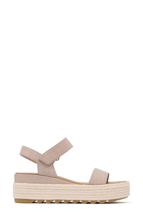 Sorel Cameron Flatform Sandal In Crushed Clay/gum