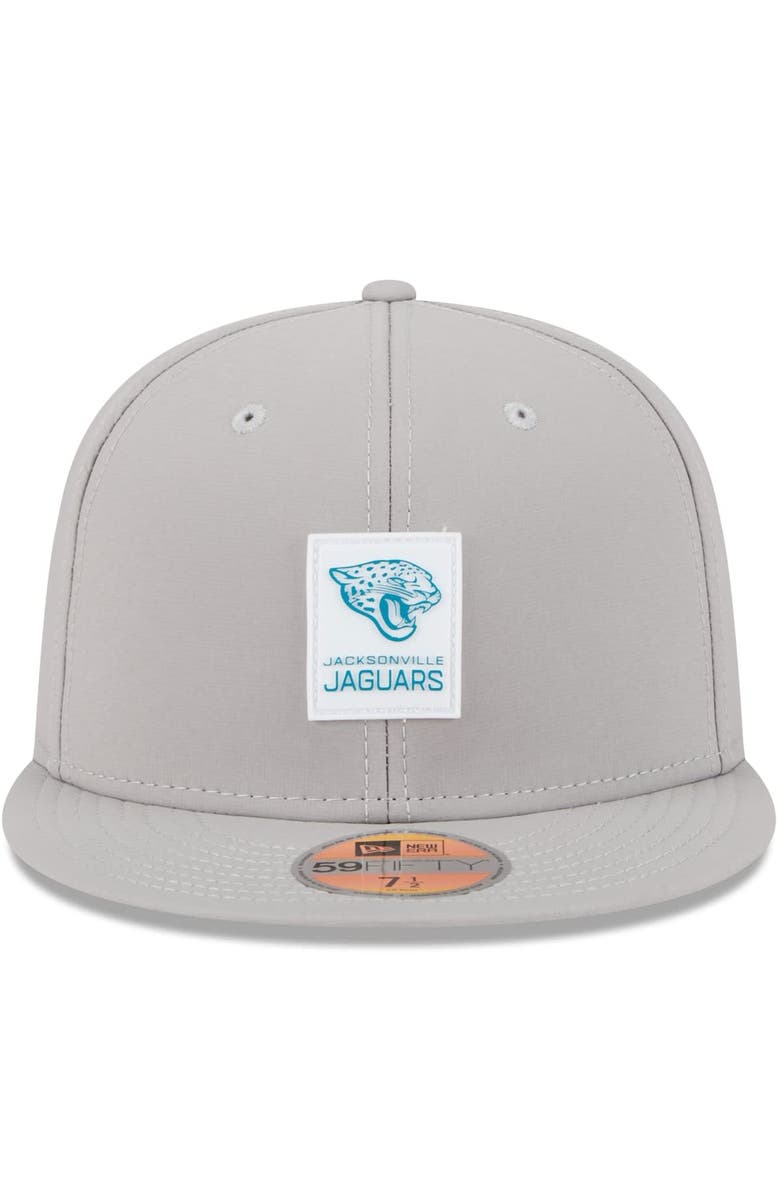 New Era Men's New Era Gray Jacksonville Jaguars 2025 Sideline  59FIFTY Fitted Hat, Alternate, color, Gray