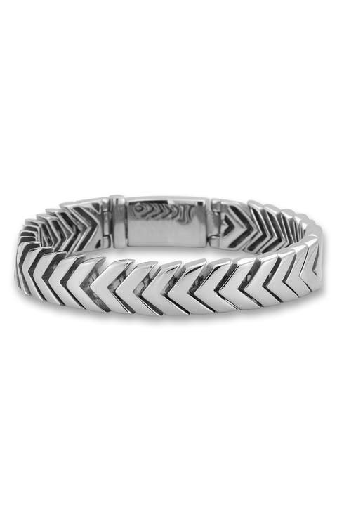 Men's Chevron Link Bracelet