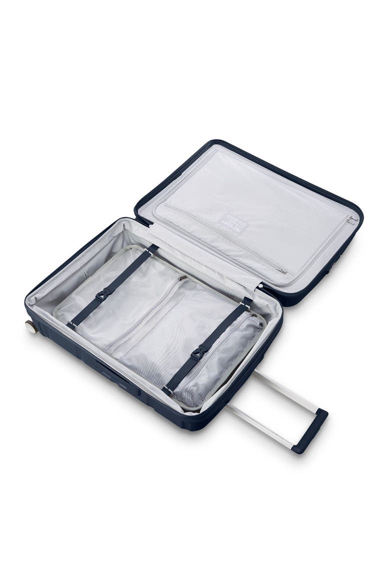 Outline Pro 28" Large Checked Spinner Luggage, Alternate, color, Midnight Blue