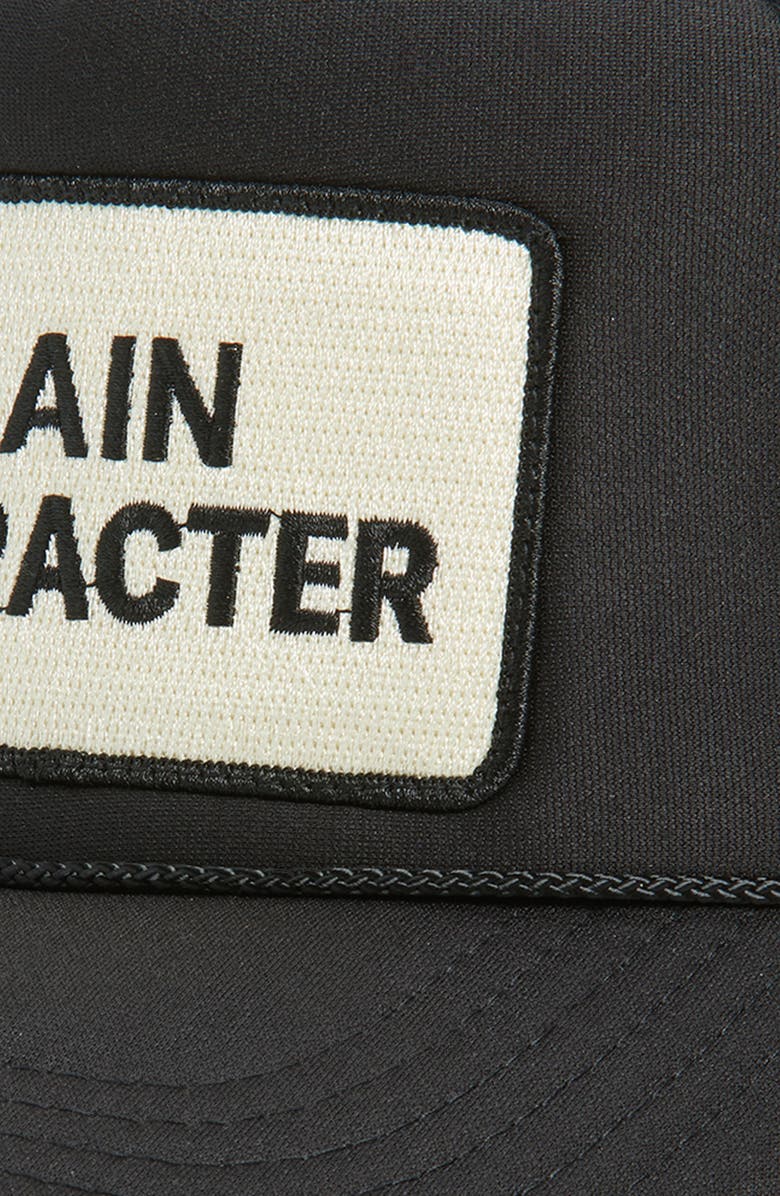 Friday Feelin’ Main Character Trucker Hat, Alternate, color, Black