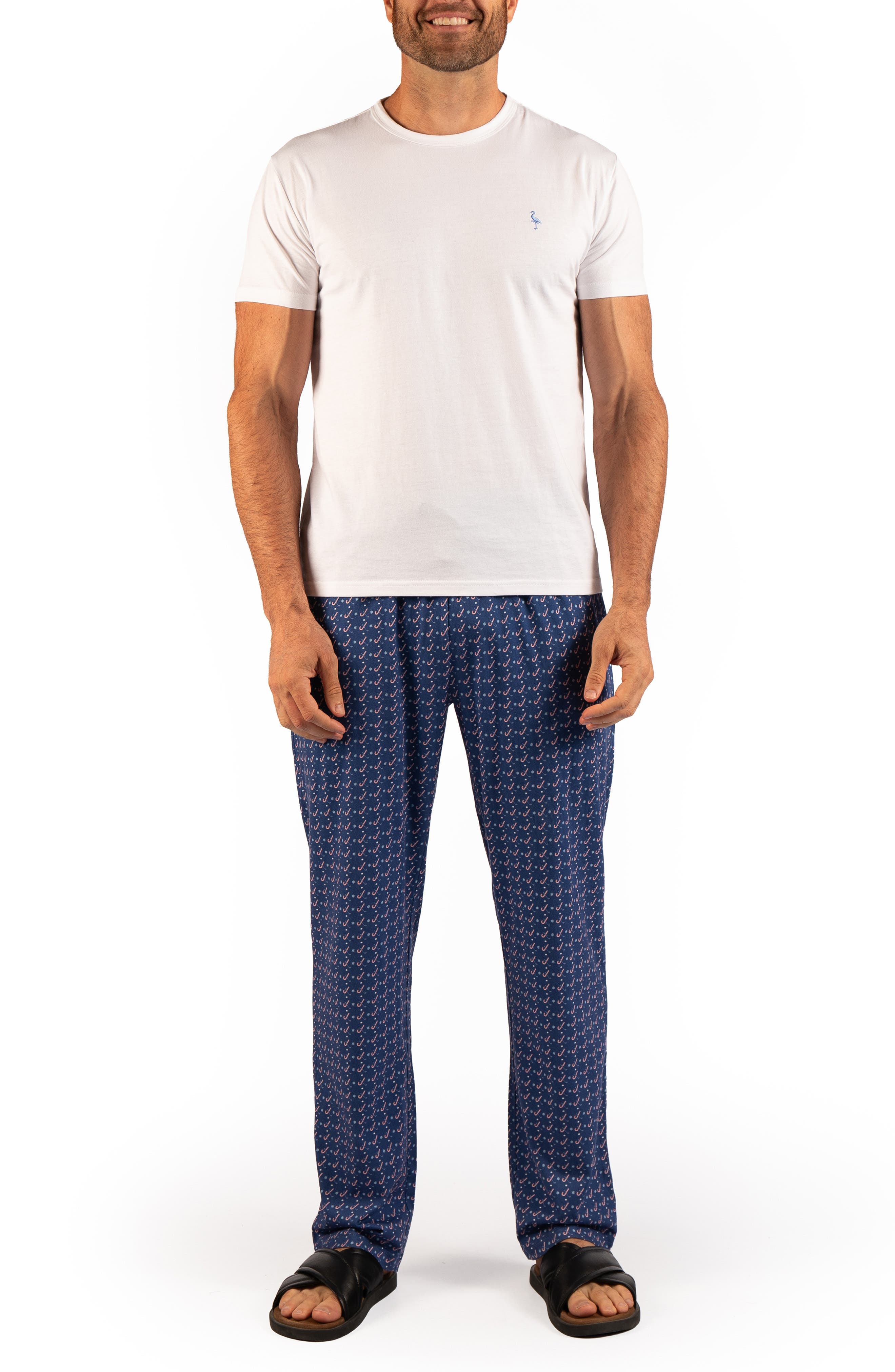 Golf Clubs and Candy Canes 2-Piece Pajama Set